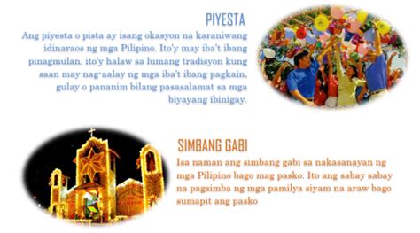 Kultura At Mga Tradisyon Sa Pilipinas