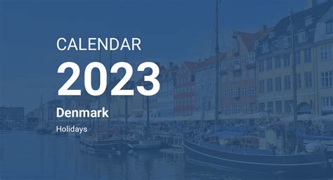 Year 2023 Calendar Denmark