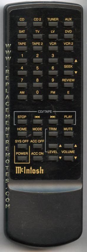 Mc number identifies a carrier who transports regulated commodities for hire in interstate commerce and is a requirement from. Buy McIntosh HR038 Audio System Remote Control