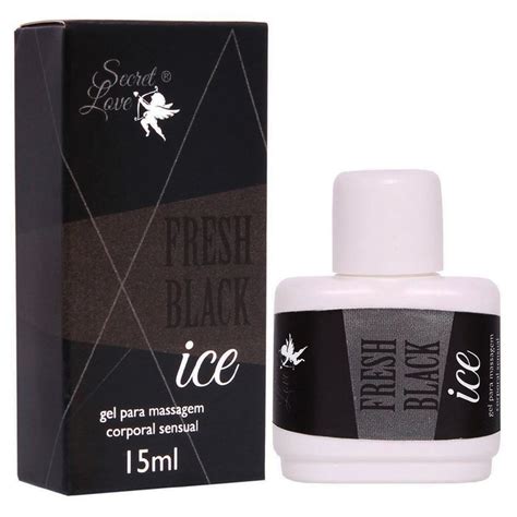 Gel Excitante Feminino Beijável Fresh Black Ice 15ml Segred Love