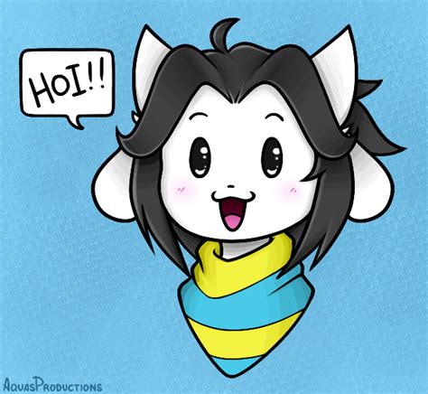 Undertale Temmie By Aquasproductions On Deviantart