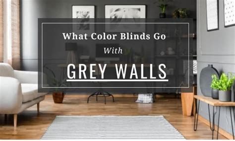 What Color Blinds Go With Grey Walls 8 Color Ideas