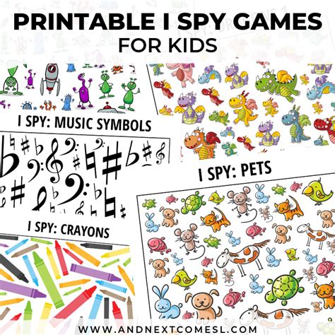 100 Awesome Printable I Spy Games For Kids And Next Comes L