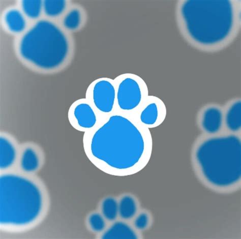 Blues Clues Paw Print Sticker Etsy India