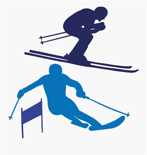 Skier Vector Svg Nordic Skiing Free Transparent Clipart Clipartkey