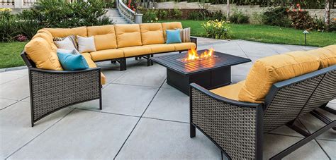 Use tall, narrow planters to draw eyes up from the patio floor. Patio Furniture | Outdoor Patio Furniture Sets