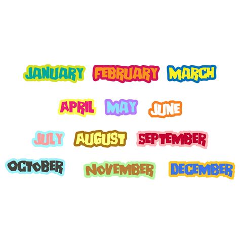 13 Best Free Printable Month Names Pdf For Free At Printablee Months