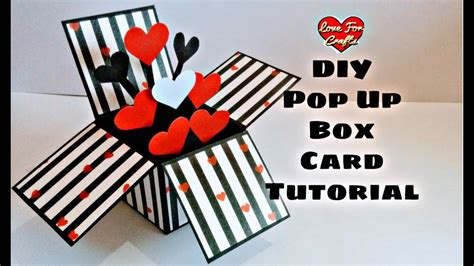 Collection of the best handmade diy tutorials. DIY Pop Up Box Card Tutorial | Valentine Day Gift Idea ...