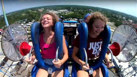 Alyssa And Lizzie 4th Ride Youtube