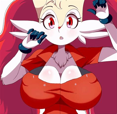 Rule 34 Animated Bouncing Breasts Braixen Breasts Cosplay Covered