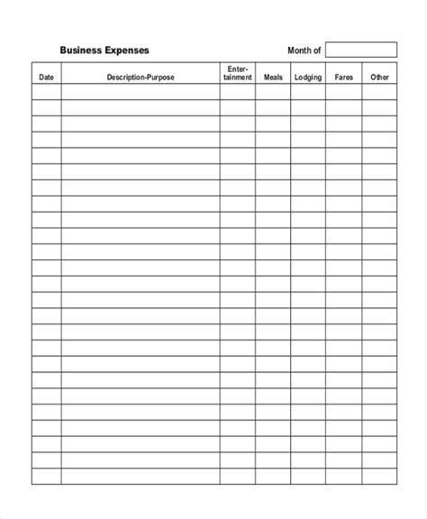 Business Expense Form Charlotte Clergy Coalition