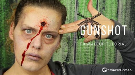 Gunshot Wound Fx Makeup Tutorial Youtube