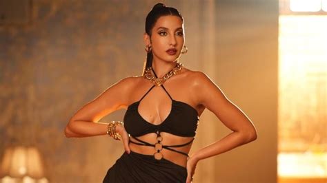 nora fatehi sets the internet on fire in cut out dress for photoshoot from her sexy in my dress