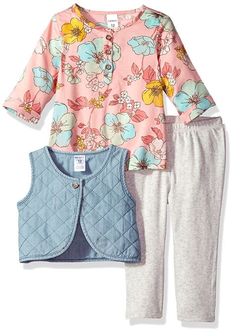 Carters 3 Piece Vest Set Baby Clothing With Images