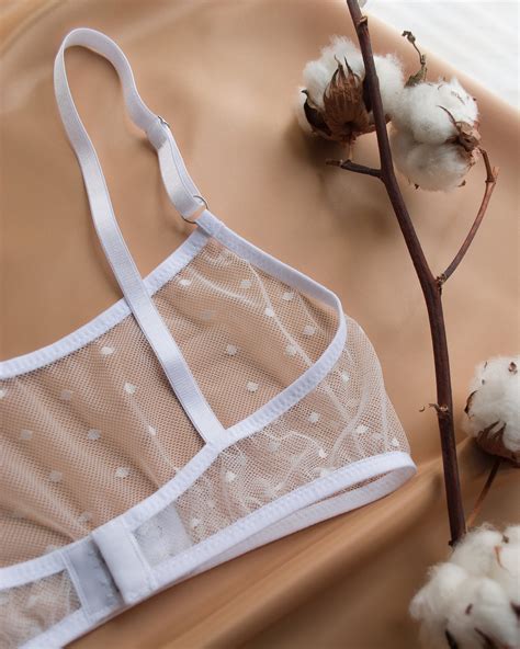 White Lingerie Set Transparent Underwear See Through Etsy