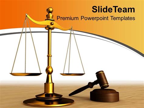 Powerpoint Template Law Theme
