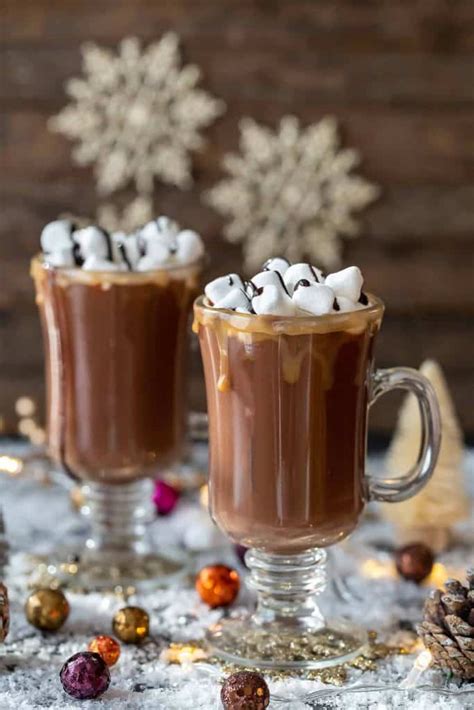 The aroma is a harmony of rich caramel candy and perfectly toasted sugar. Salted Caramel Hot Chocolate Toddy - Strawberry Blondie ...