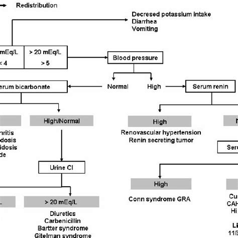 Differential Diagnosis Of Hypokalemia Is Shown 15 Hypokalemia