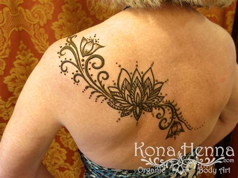 Kona Henna Studio Shoulders Gallery Henna Shoulder Tats Henna Art