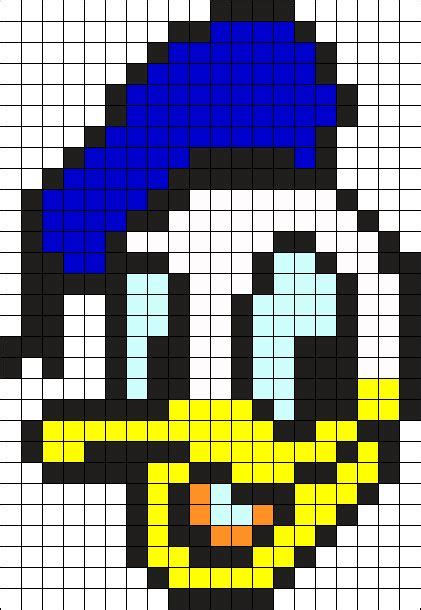 Donald Duck Perler Perler Bead Pattern Bead Sprite Pony Bead