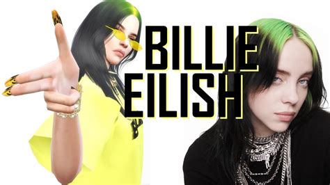 Billie Eilish Gwiazdy W The Sims 4 4 Modycc Youtube
