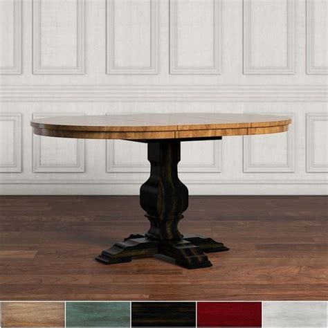 42 792 With 17 Leaf Eleanor Two Tone Oval Wood Extending Dining