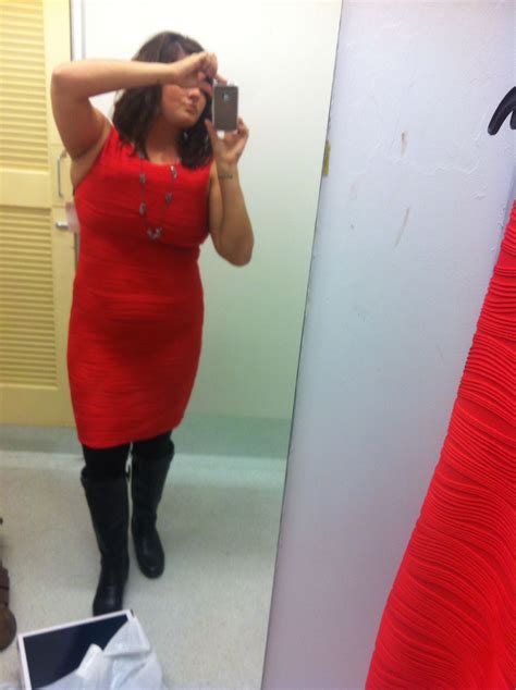 Red One Shoulder Shoulder Dress Selfies Clothing Red Dresses