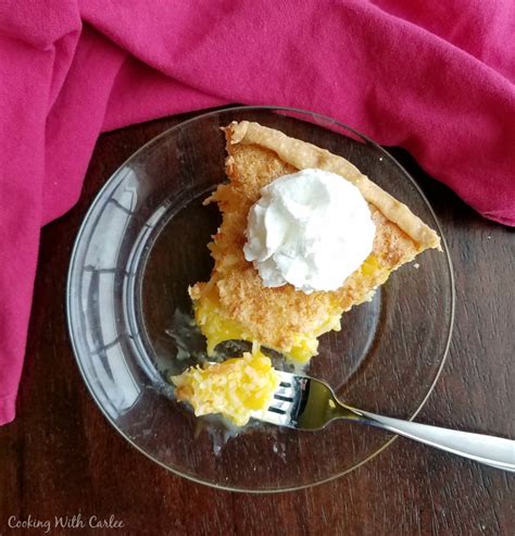 Cooking With Carlee Taste Of The Tropics Pie With Coconut And Pineapple
