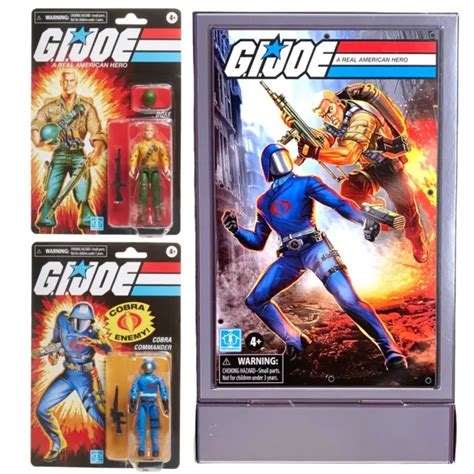 Gi Joe Retro Collection Duke And Cobra Commander Hasbro Pulse Exclusive O