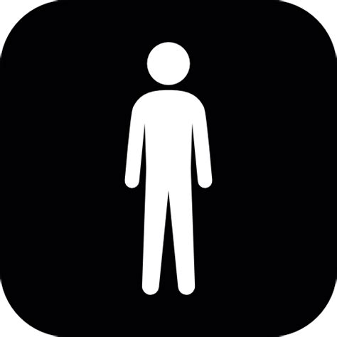 Man Person Silhouette People Men Rounded Black And White Shape