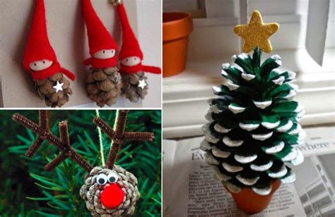 20 Décorations De Noël à Partir De Pommes De Pin