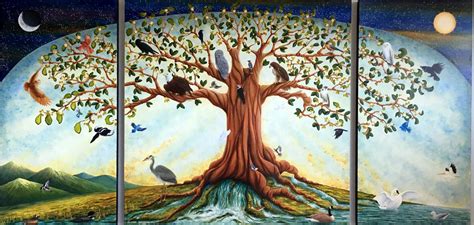 The Tree Of Life Mural Painting By Victoria Armstrong Artmajeur
