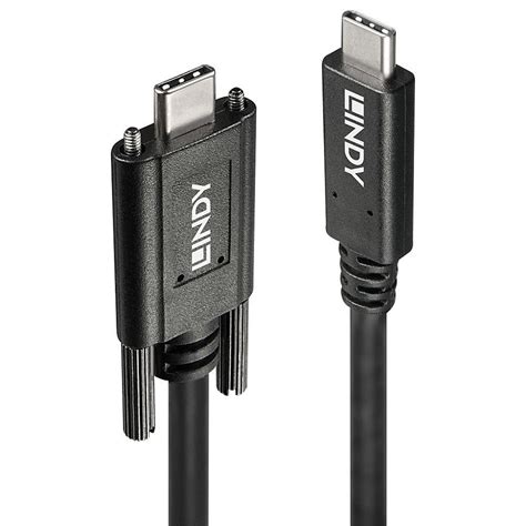 Universal serial bus (usb) is an industry standard that establishes specifications for cables and connectors and protocols for connection, communication and power supply (interfacing). 1m Dual Screw USB 3.1 Type C to C Cable - from LINDY UK
