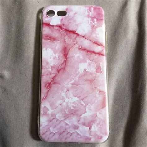 Iphone 8 Pink Marble Case Marble Case Pink Marble Case