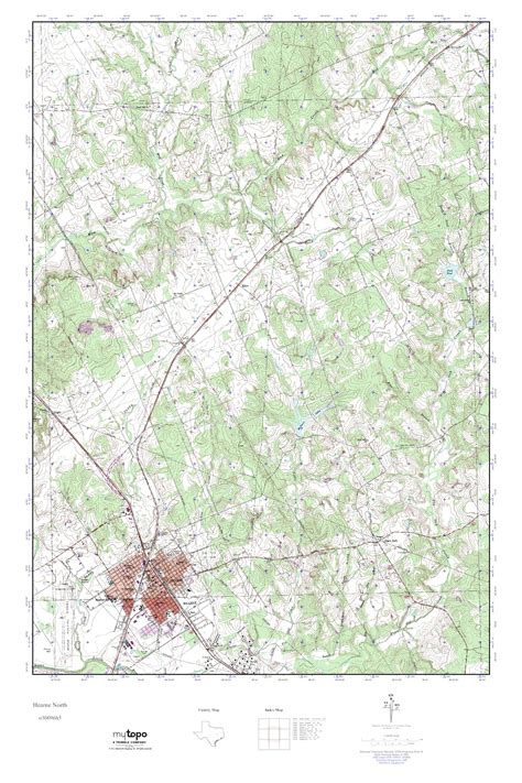 Mytopo Hearne North Texas Usgs Quad Topo Map