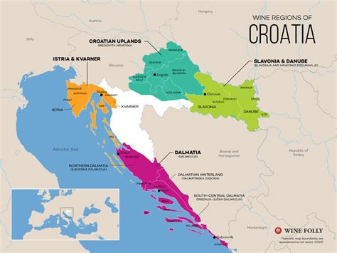 Interactive map of croatia with all important tourist destinations. Introduction To Croatian Wines | Wine Folly