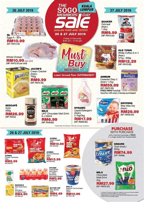 View the month calendar of july 2019 calendar including week numbers. SOGO Kuala Lumpur Members Day Sale Catalogue (26 July 2019 ...