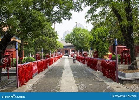 Asia China Beijing Dongyue Temple Landscape Architecture Editorial