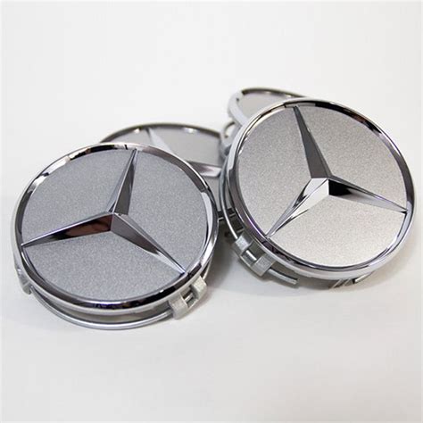 Mercedes Benz Naafdoppen Titanium Zilver MerCshop