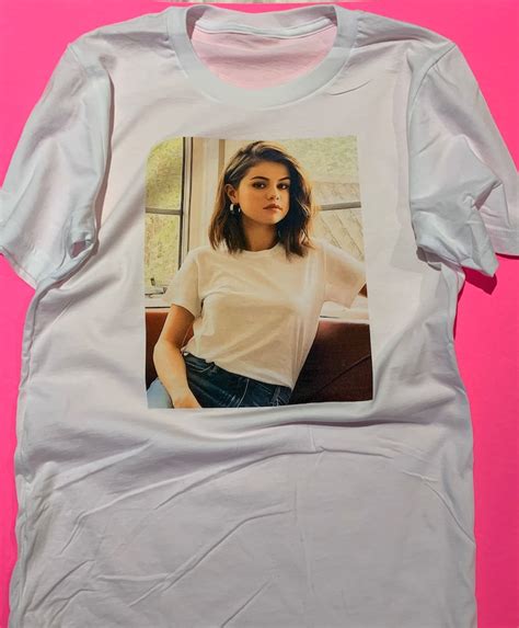 Selena Gomez Shirt Selena Gomez Tshirt Selena Gomez Merch Etsy