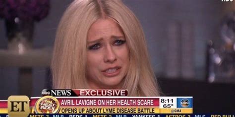 Avril Lavigne Breaks Down During Interview About Lyme Disease Lyme