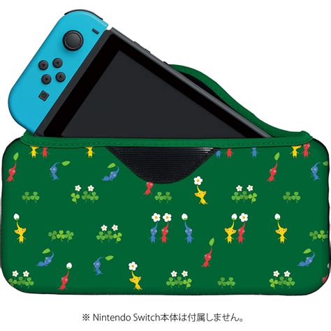 Nintendo Switch Quick Pouch Collection Pikmin Meccha Japan