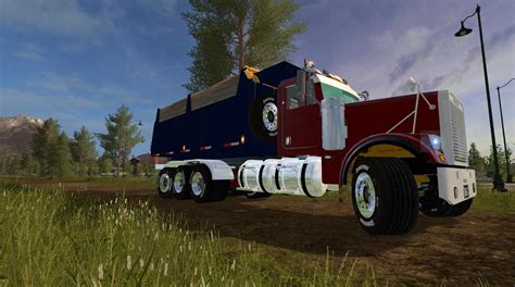 Fs17 Freightliner Fld12064sd Dump Truck V10 Fs 17 Trucks Mod Download