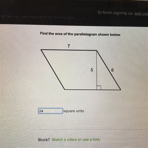 Find The Area Of The Parallelogram Shown Below Images And Photos Finder