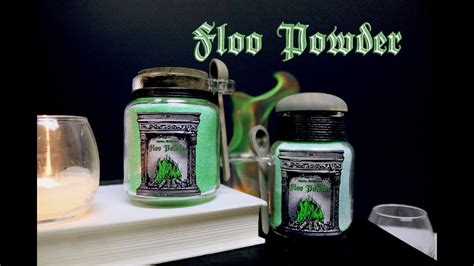 Floo Powder Harry Potter Potions Diy Prop Bottles Diy Green Fire