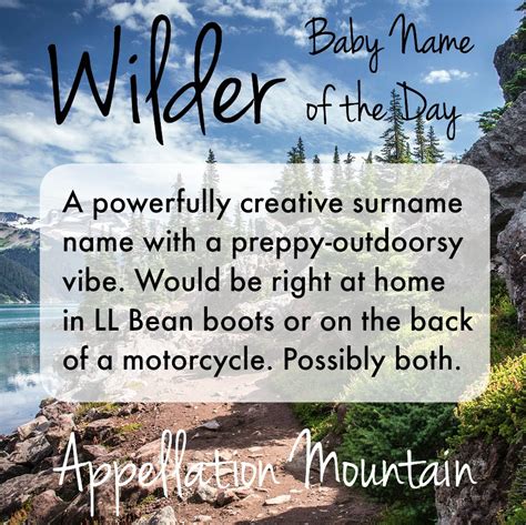 Mountain Names For Baby