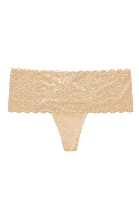 Nude Lace Brazilian Briefs Yours Clothing