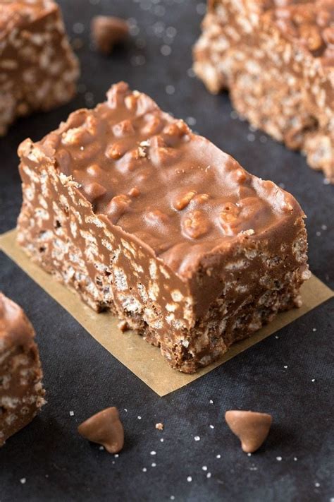 2 sticks salted butter, softened, plus more for greasing the pan 1 cup chunky peanut butter 2 cups powdered. Healthy No Bake Chocolate Peanut Butter Crunch Bars (Vegan ...