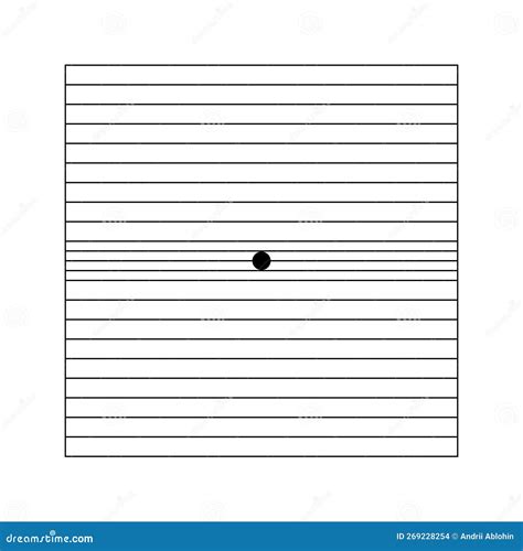 Amsler Test Grid Eye Scotoma Chart Oculist Vector Printable Chart