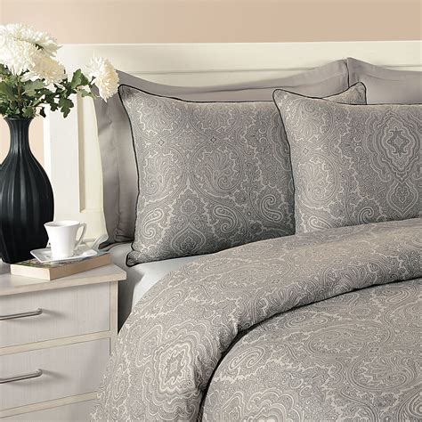 400TC Luxury Cotton Rich Paisley Printed Pillowcases Duvet Cover